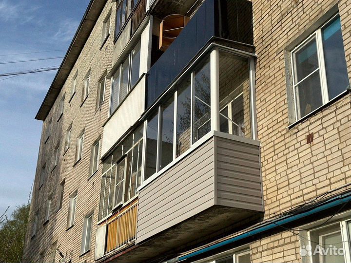 Остекление балкона теплое