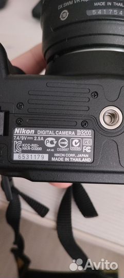 Зеркальный фотоаппарат nikon d3200