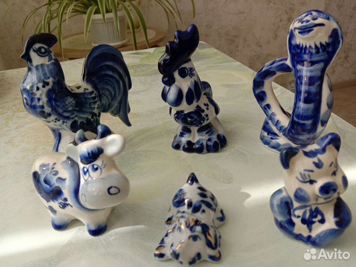 Гжель фигурки