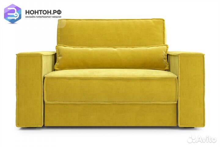 Кресло тик-так Сохо горчичное