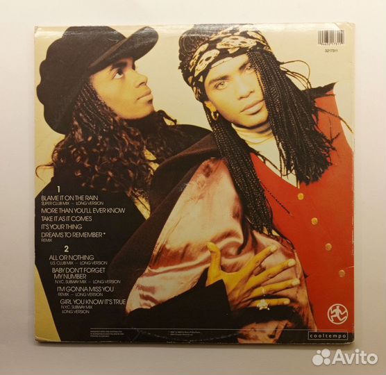 LP Milli Vanilli – All Or Nothing / Sweden 1989