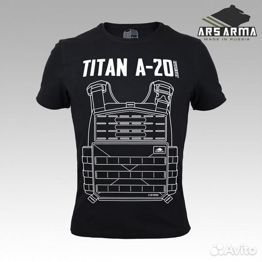 Футболка сканда/титан Ars Arma