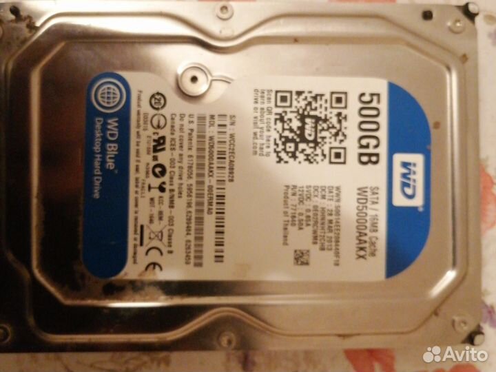 Жесткий диск 500 гб wd blue
