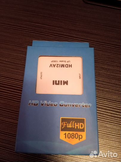 Переходник конвертер адаптер hdmi на AV и аудио, h