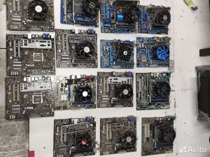 Материнская плата 1155 с процессором