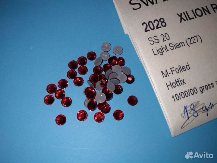 Swarovski стразы Hotfix ss20 разные цвета