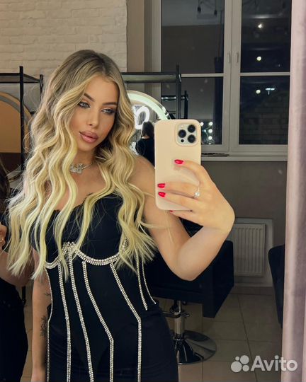 Безопасное наращивание волос, коррекция