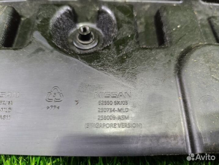 Защита бампера Nissan Note SNE13