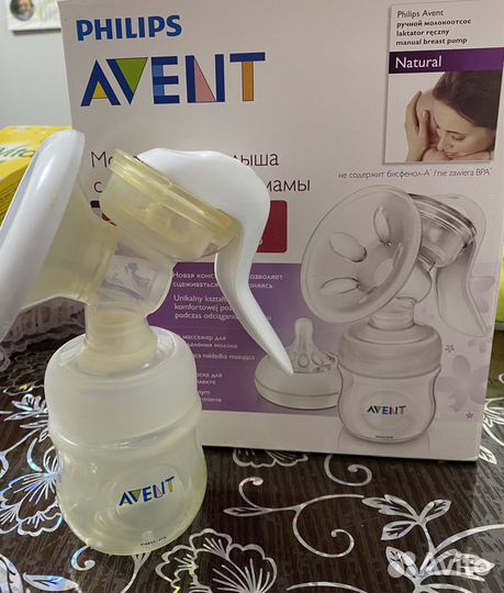 Молокоотсос ручной philips avent