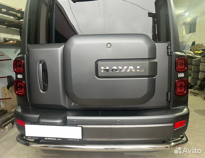 Haval H9 2024 Защита заднего бампера угловая больш