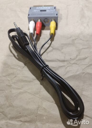 Переходник со scart на RCA или S-Video