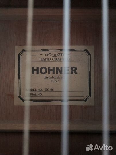Акустическая гитара hohner