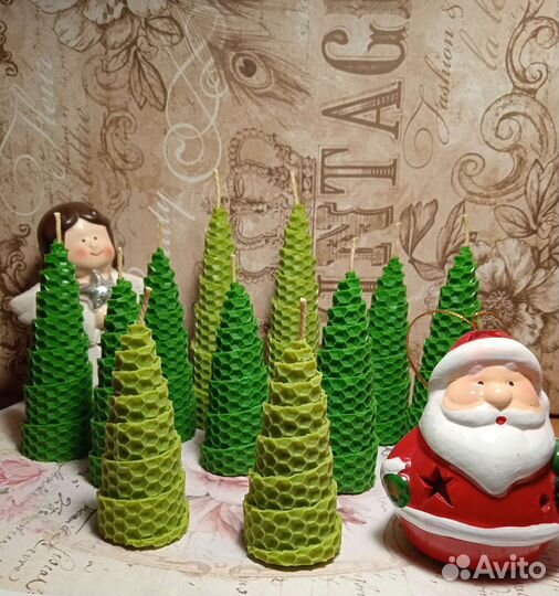 Свечи новогодние