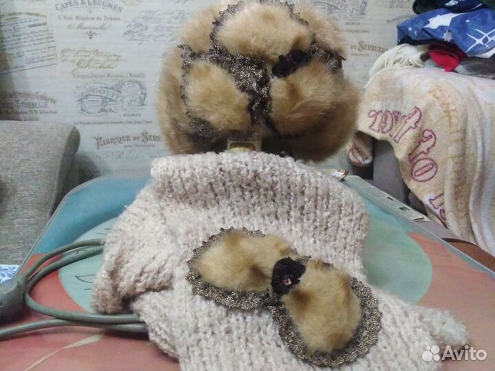 Берет женский зимний