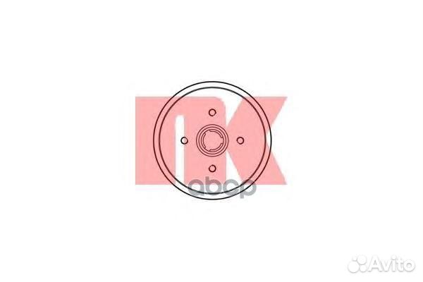 Барабан тормозной Au 50/Polo Pas 72-04 254708 Nk