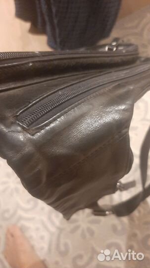 Сумка мужская натуральная кожа