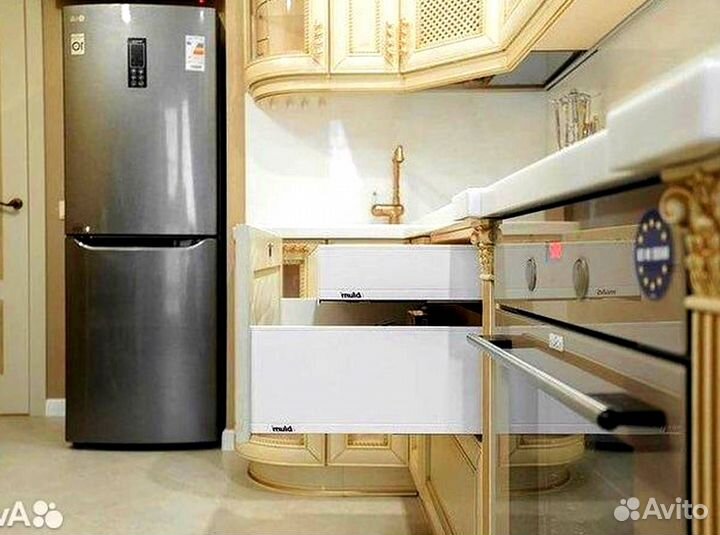 Угловая кухня с мдф фасадами