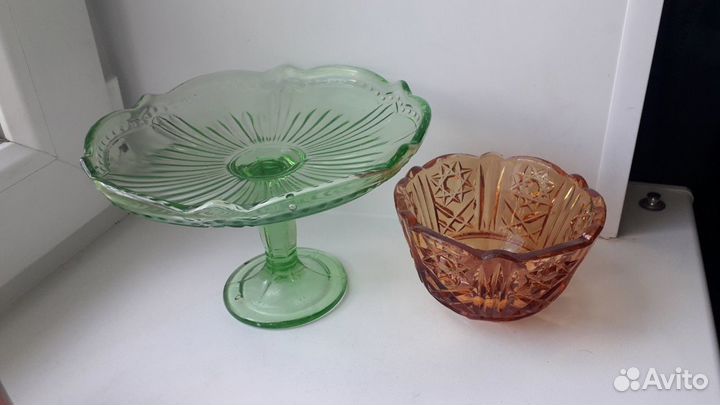 Вазы. Винтажное стекло эпохи СССР