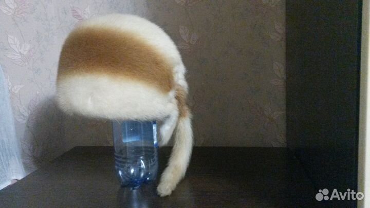 Женская зимняя шапка из норки