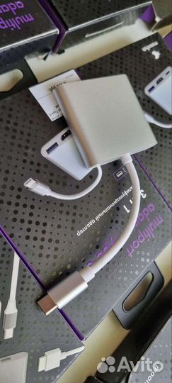 Адаптер usb type-c moonfish для mac и другие