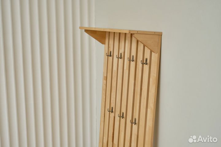 Вешалка настенная деревянная City в прихожую