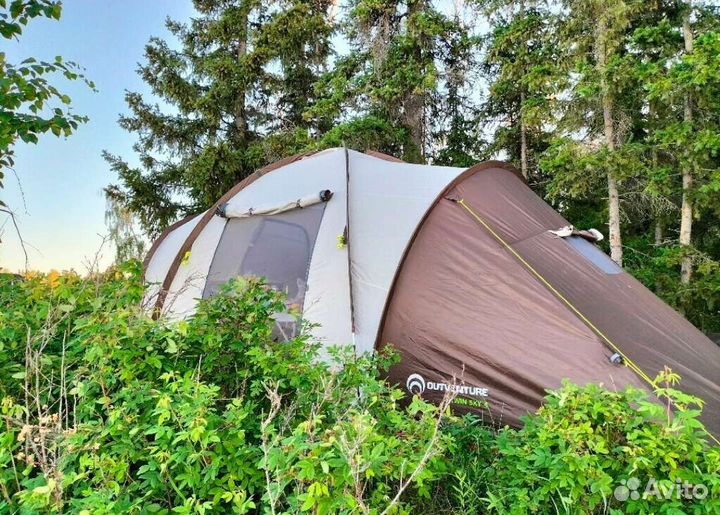Палатка 4-местная Outventure Twin Sky 4.Новая
