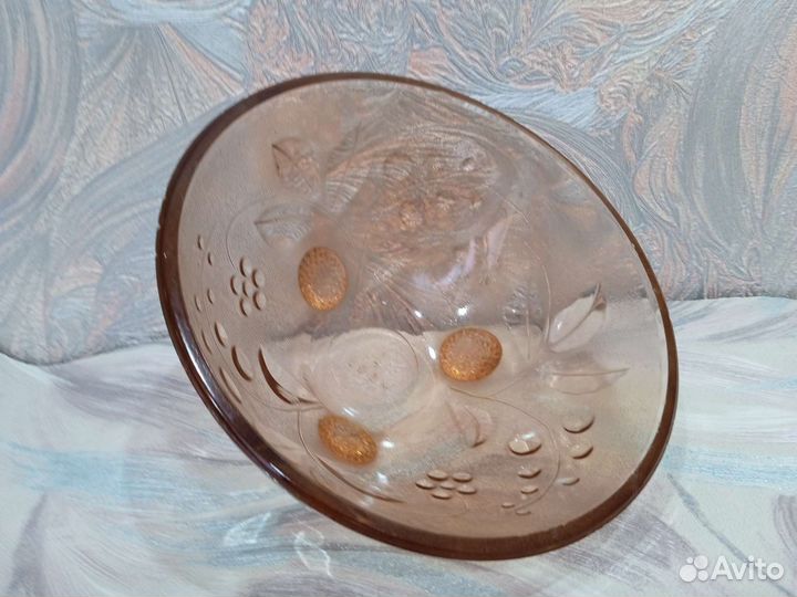 Ваза цветное стекло СССР