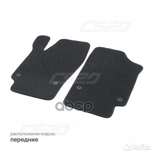 Коврики салона VW Polo V sd 2010 г.в. материал