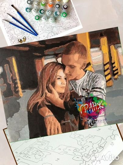 Картина по номерам на подрамнике по фото