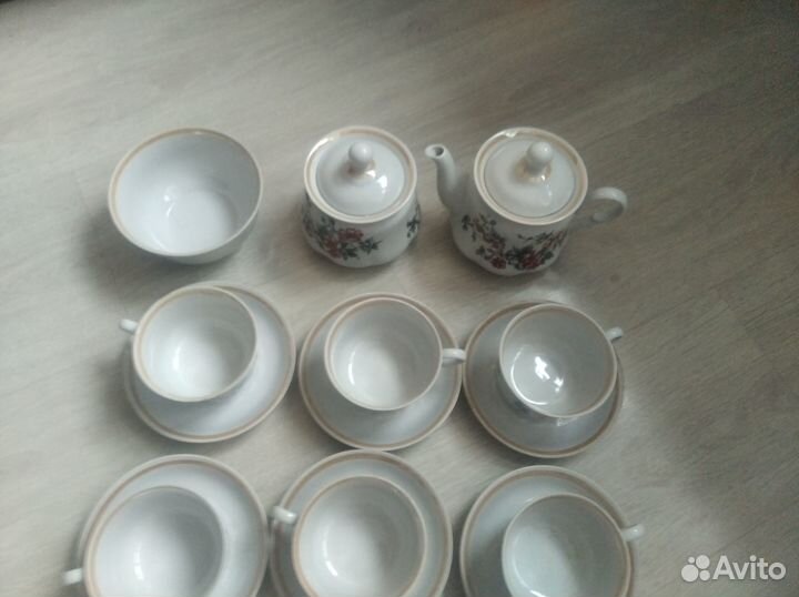 Чайный сервиз СССР на 6 персон