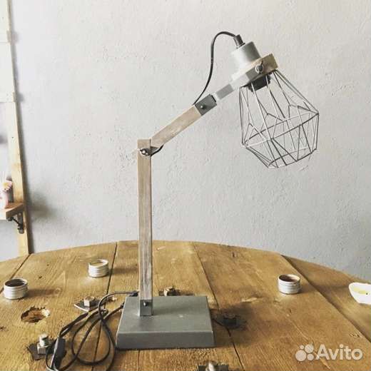 Лампа настольная бу