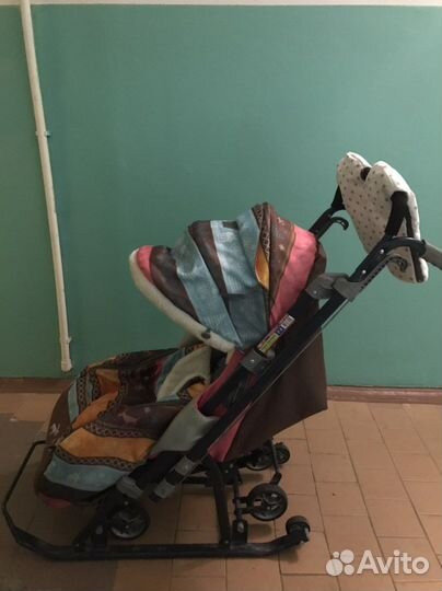 Детские санки коляска