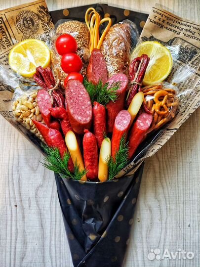 Мужские съедобные букеты