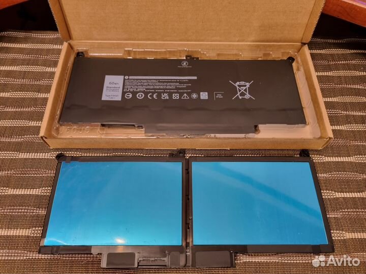 Новый аккумулятор F3YGT для ноутбука Dell