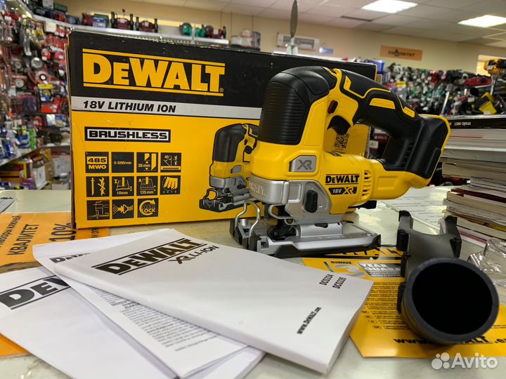 Аккумуляторны лобзик dewalt DCS334NT (18В) Европа