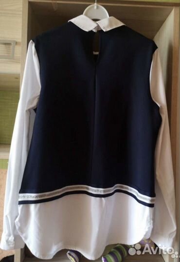 Блузка школьная 146 обманка