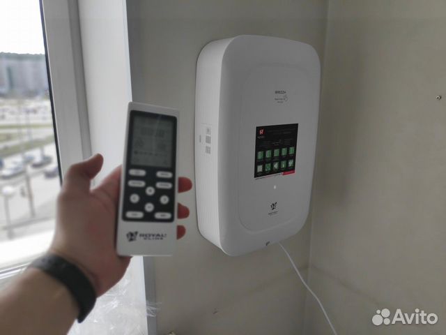 Бризер со склада, установка