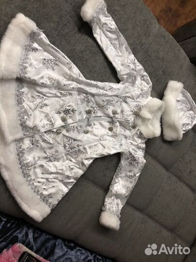 Костюм снегурочки детский 116