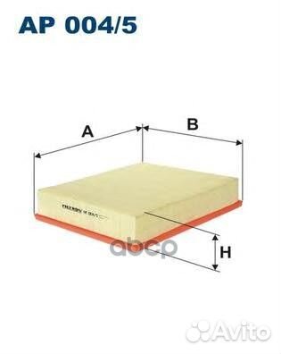 AP 004/5 фильтр воздушный VW Amarok 2.0D 10