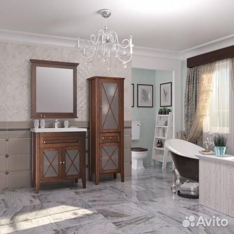 Комплект мебели для ванной Палермо 80 см Opadiris купить в Москве ...