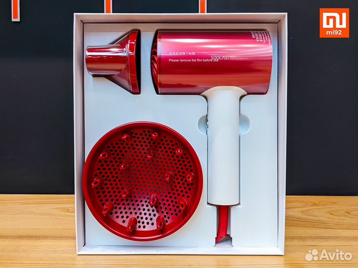 Фен Xiaomi Soocas H5 Anion Hair Dryer Red