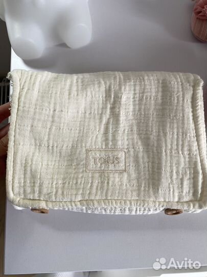 Конвертик для пеленания + нагрудник tous новый