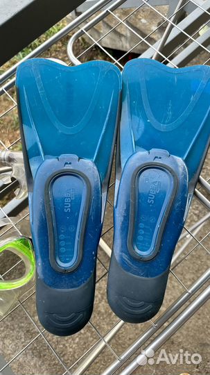 Набор для снорклинга ласты, маска, трубка