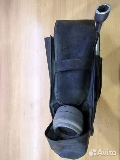 Комплект дорожный Насос ножной 2 манометр + чехол