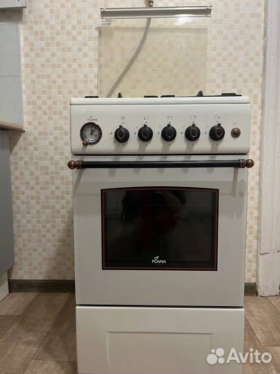 Газовая плита Flama BG2421-W1 бежевая