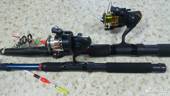 Новые удочки в сборе