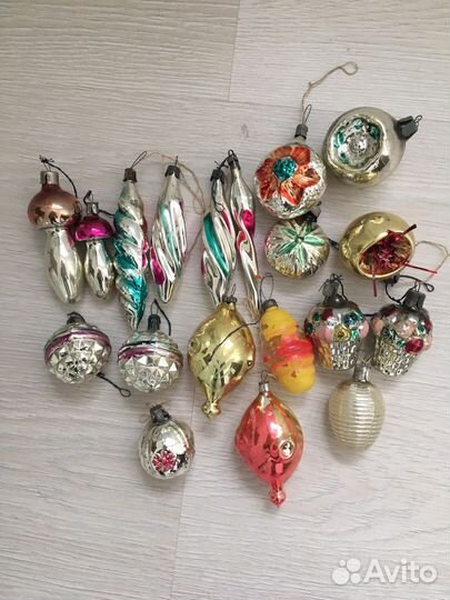 Игрушки ёлочные СССР 50-60годы