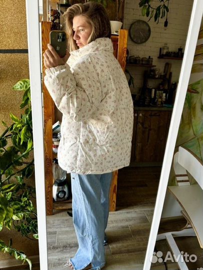 Куртка в цветочек