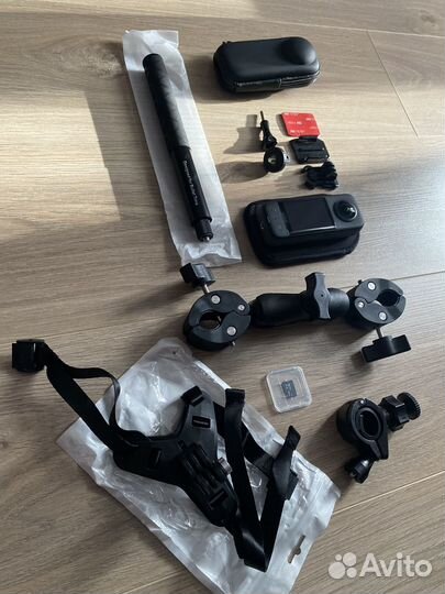 Insta 360 x3 + motorcycle kit