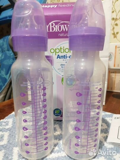 Бутылочка +3 комплекта сосок dr browns